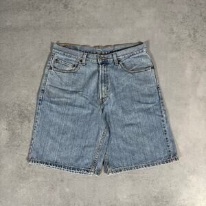 Levis 550 Relaxed Fit Denim Shorts Light Wash - Size: W33
